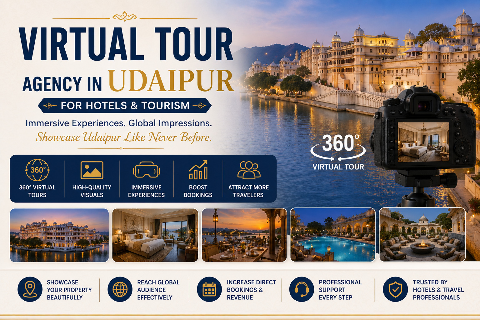 Best Virtual Tour Agency in Udaipur for Hotels & Tourism