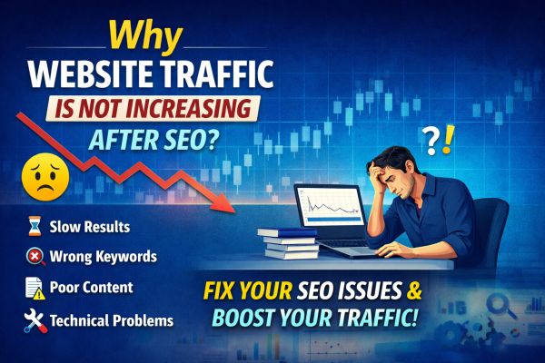 Why Website Traffic Is Not Increasing After SEO?