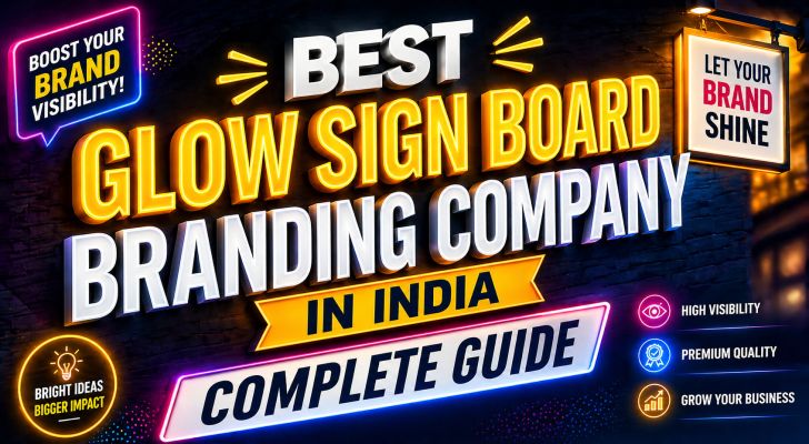 Best Glow Sign Board Branding Company in India | Ad India