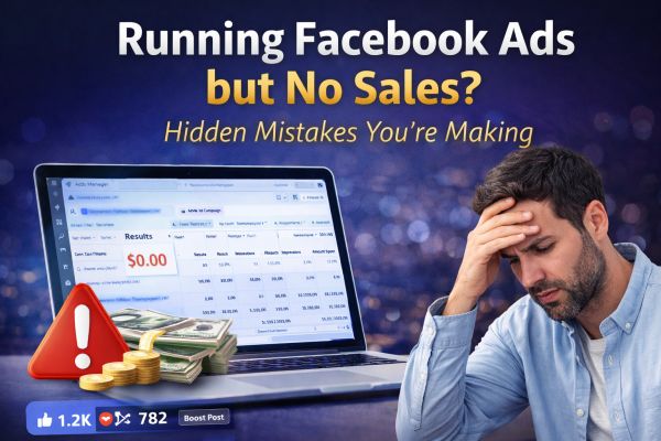 Running Facebook Ads but No Sales? Hidden Mistakes